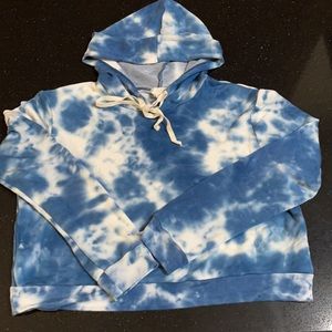 Caution To The Wind Crop Hoodie Size Medium